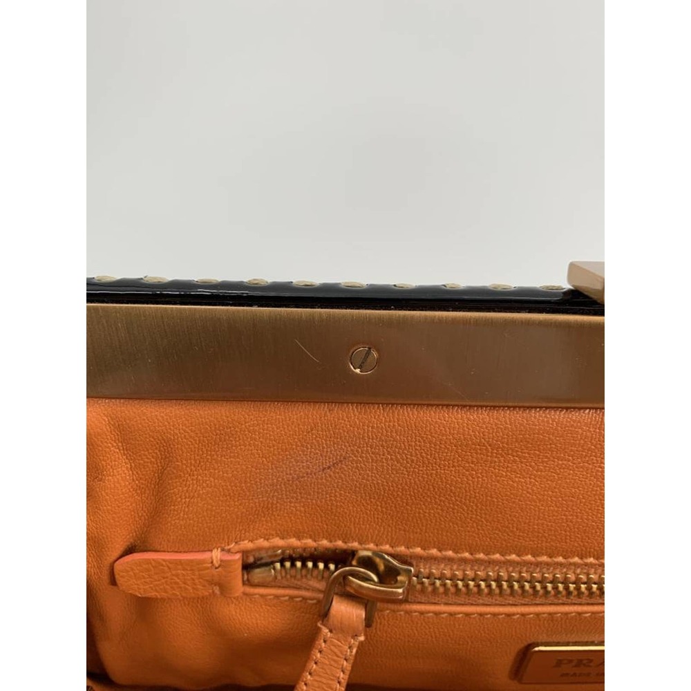 Prada Paglia Straw & Black cocco Lu Crocodile  Bag - Picture 10 of 12